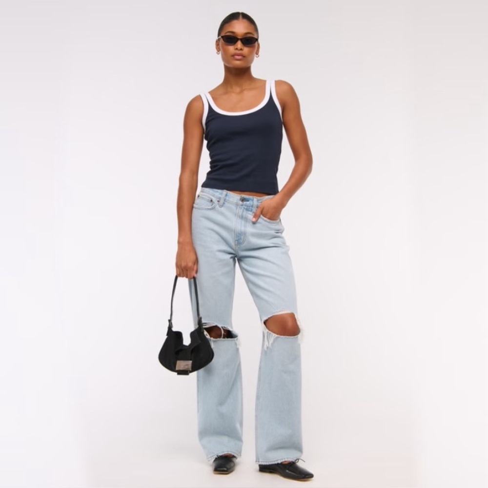curve love mid rise slouchy jean